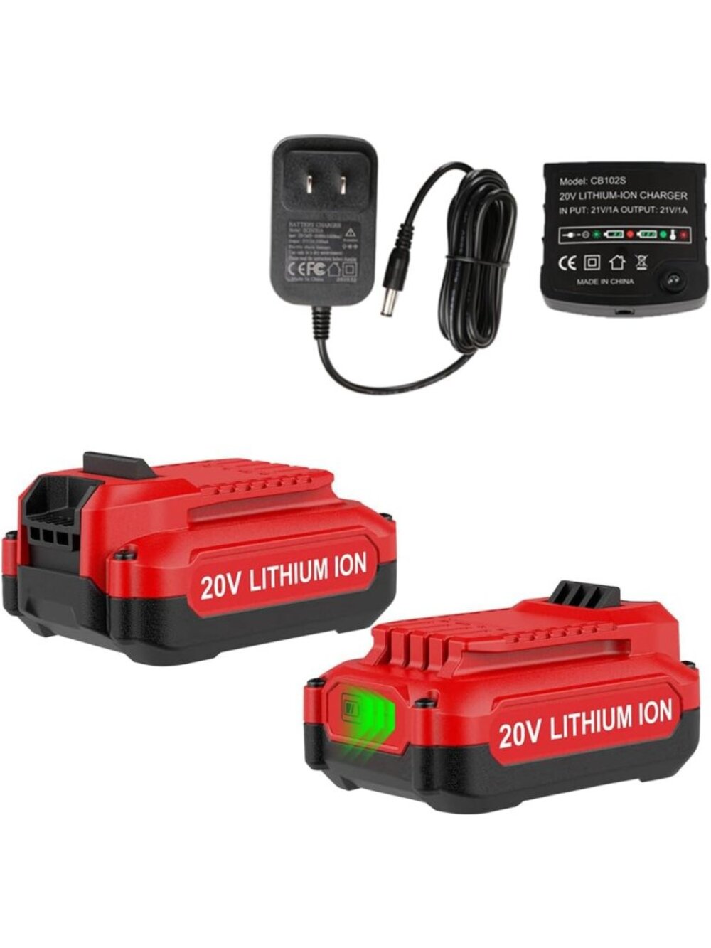 20V Battery Kit for Power Tools | Compatible with 20V Battery Systems, High